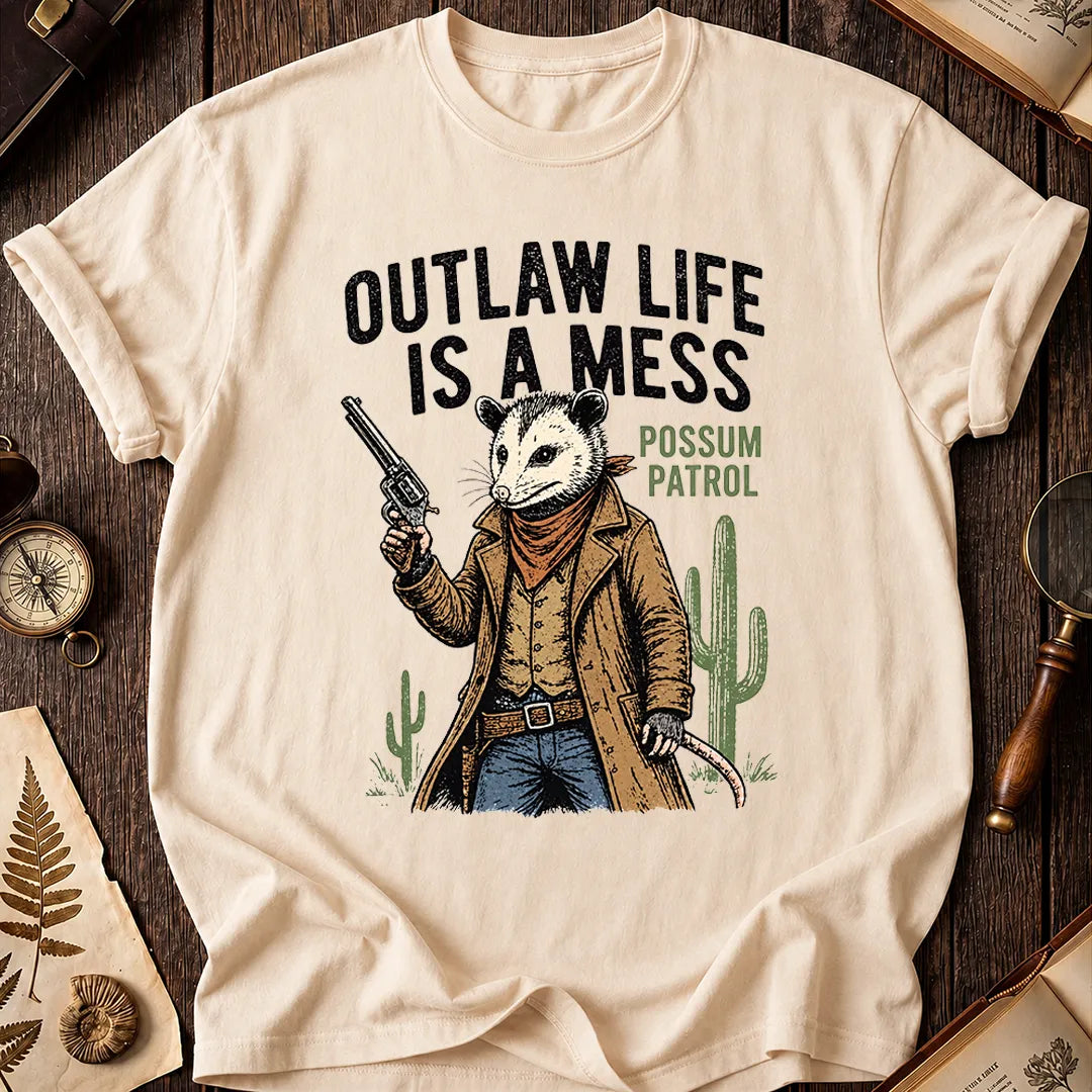 Messy Outlaw Possum T-Shirt