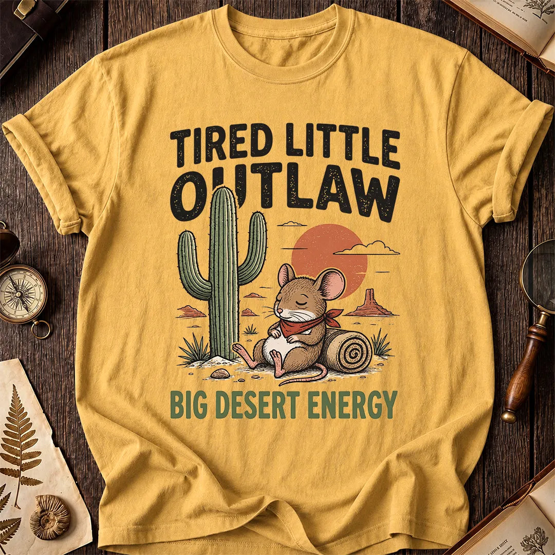 Tired Outlaw Mouse T-Shirt