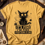 Fine Black Cat T-Shirt