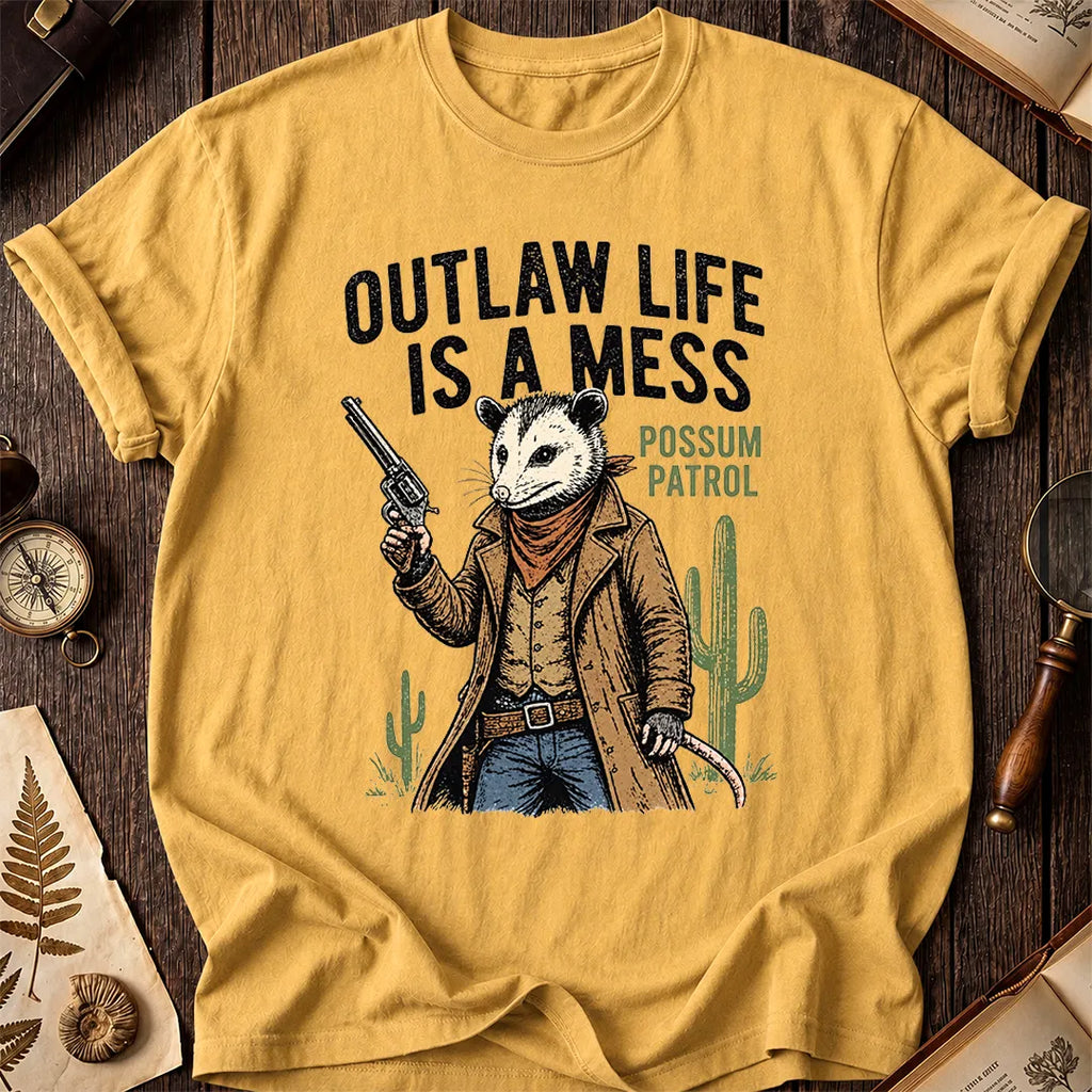 Messy Outlaw Possum T-Shirt