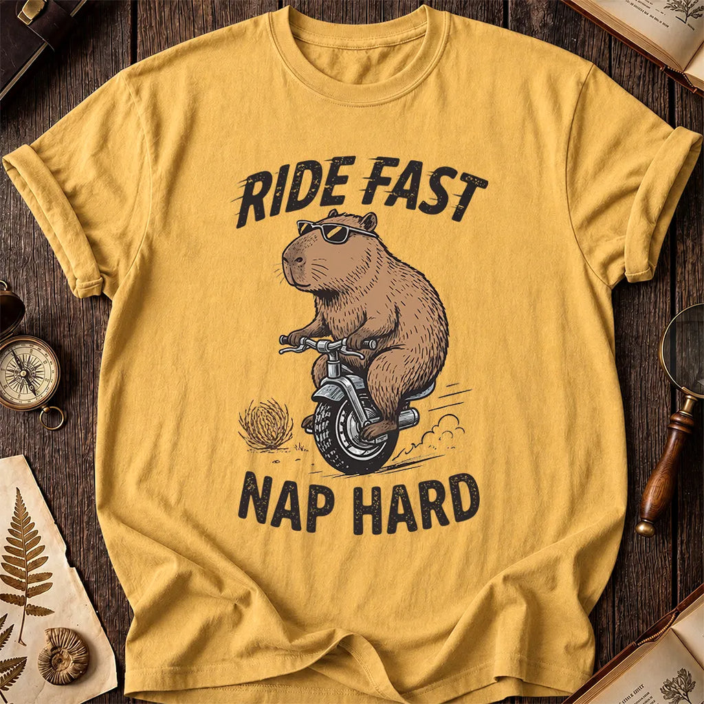 Capybara Nap Hard T-Shirt