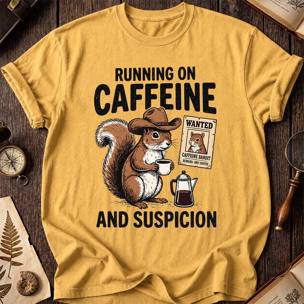 Caffeine Squirrel T-Shirt