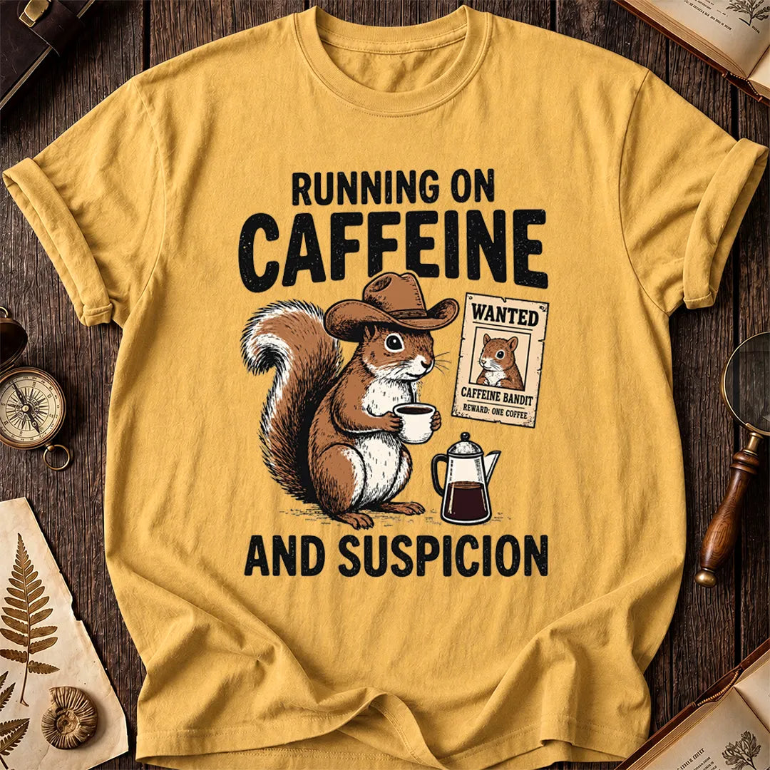 Caffeine Squirrel T-Shirt
