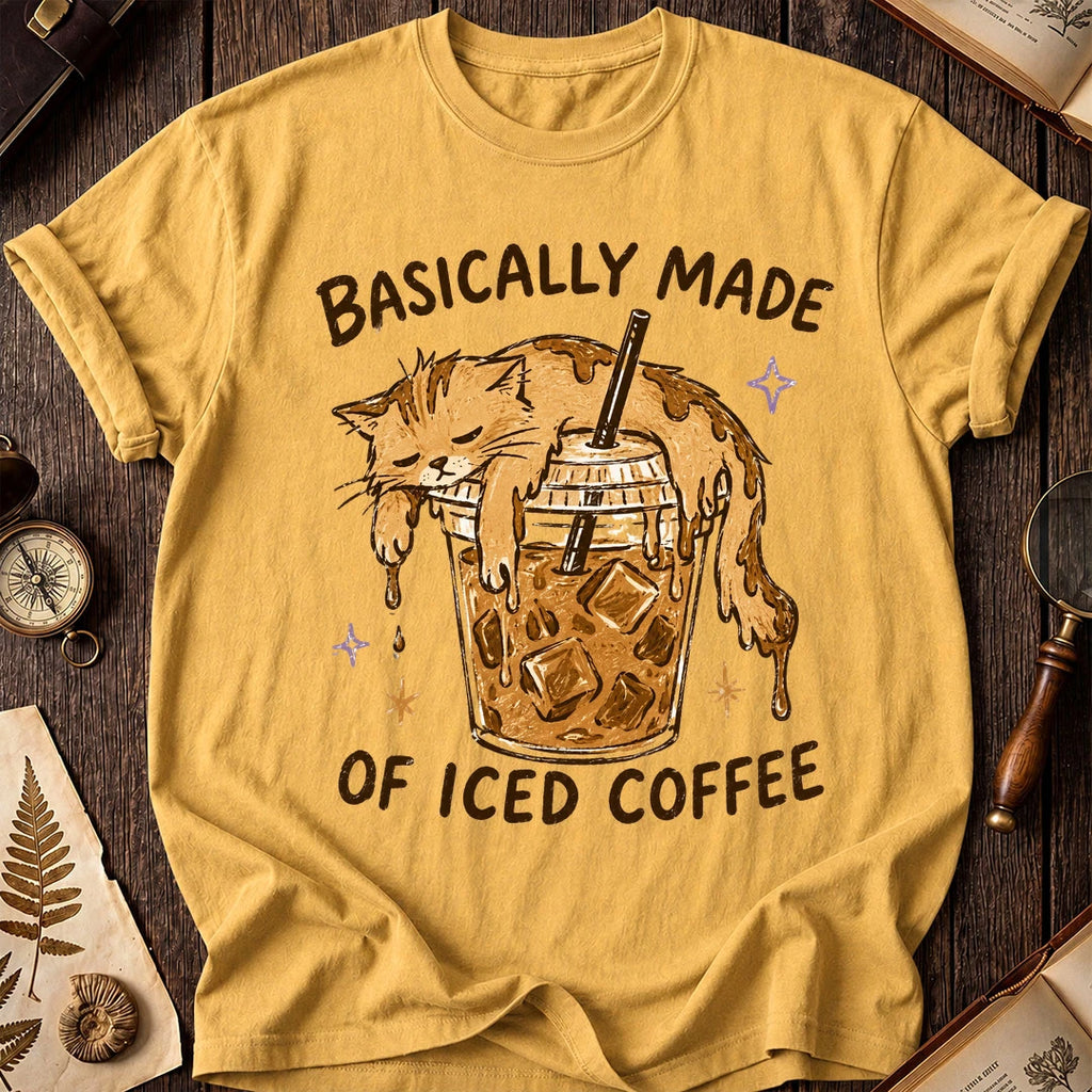 Orange Cat Coffee T-Shirt