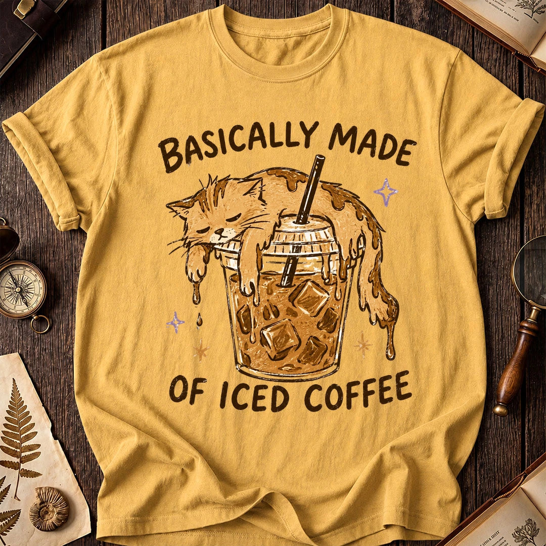 Orange Cat Coffee T-Shirt