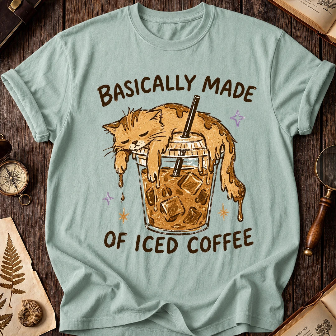 Orange Cat Coffee T-Shirt