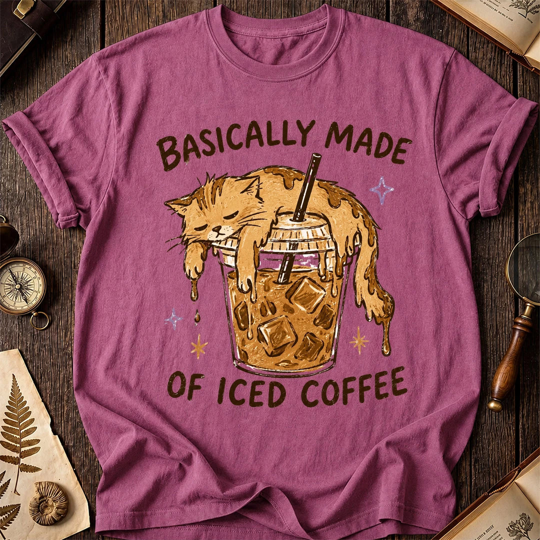Orange Cat Coffee T-Shirt