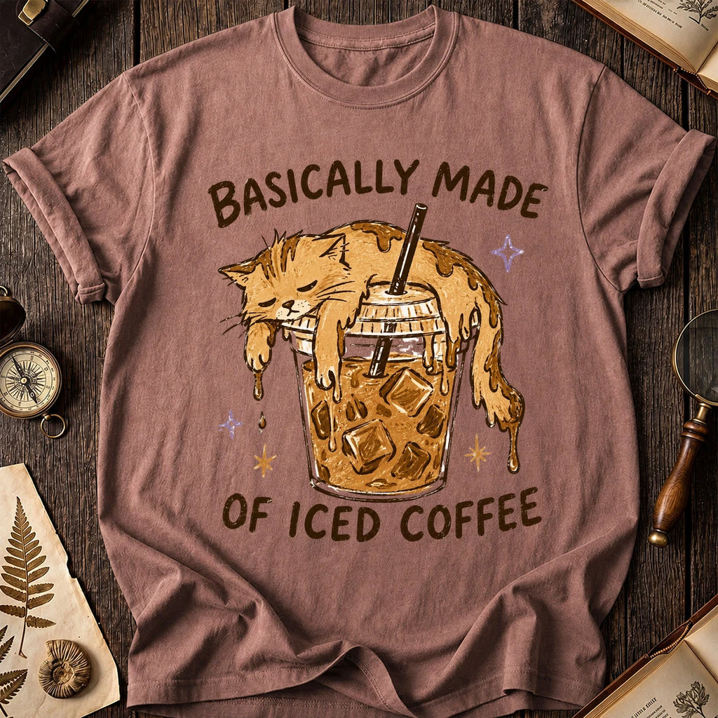 Orange Cat Coffee T-Shirt