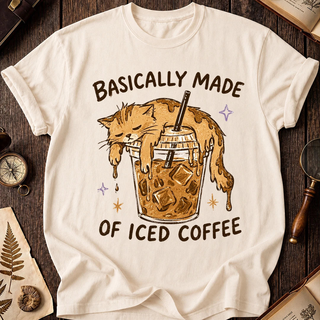 Orange Cat Coffee T-Shirt