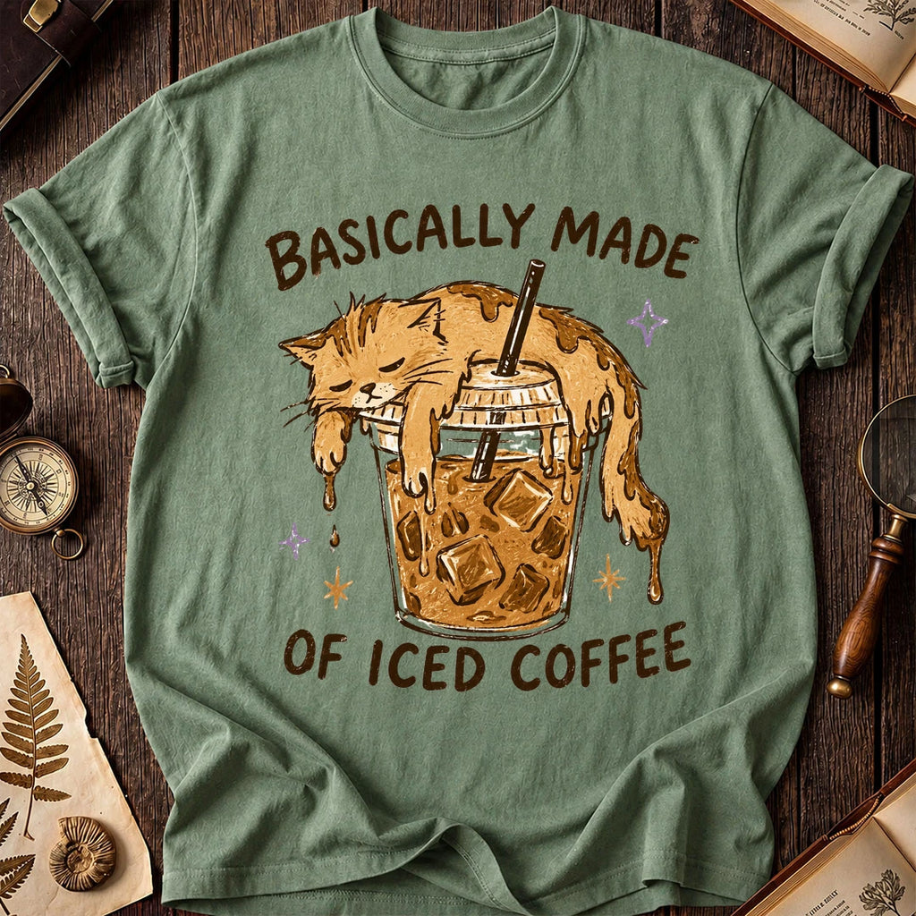 Orange Cat Coffee T-Shirt