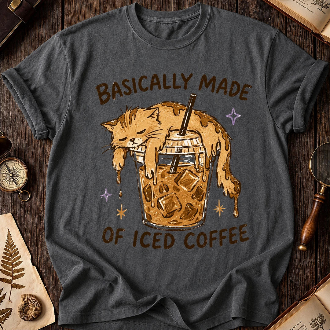 Orange Cat Coffee T-Shirt