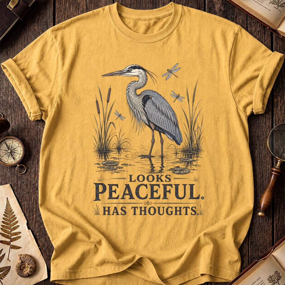 Peaceful Heron T-Shirt