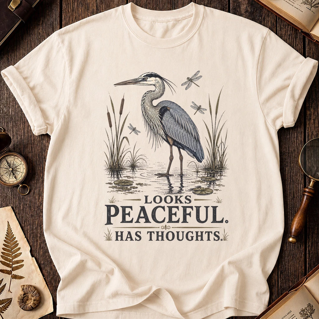 Peaceful Heron T-Shirt
