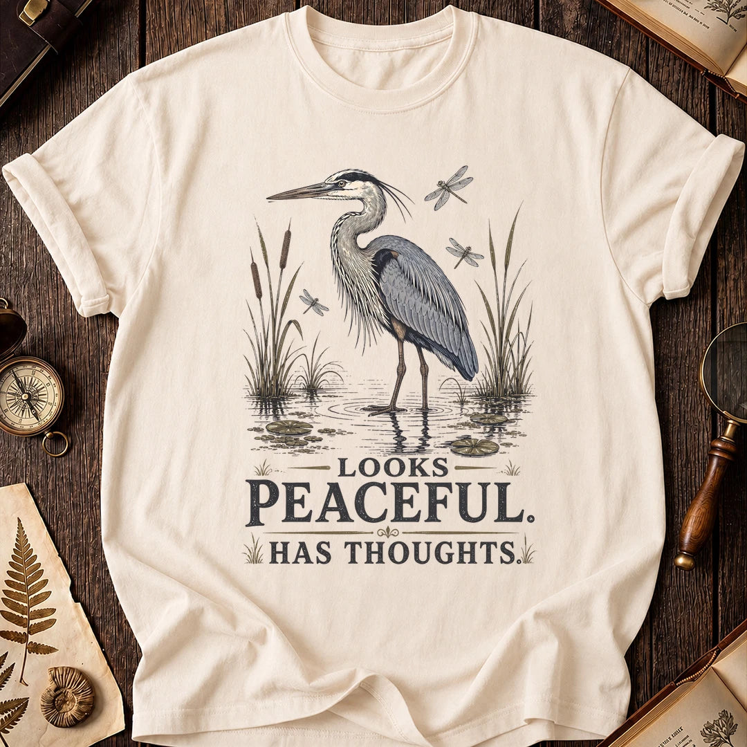 Peaceful Heron T-Shirt