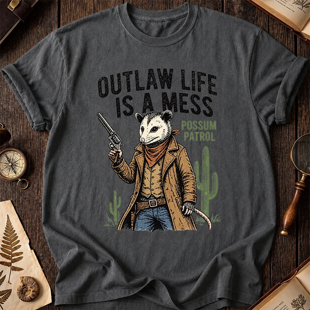 Messy Outlaw Possum T-Shirt
