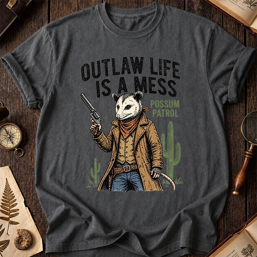 Messy Outlaw Possum T-Shirt