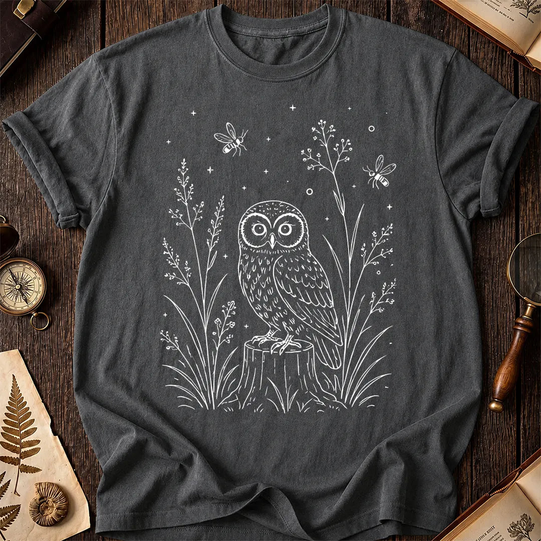 Owl Wildflower T-Shirt