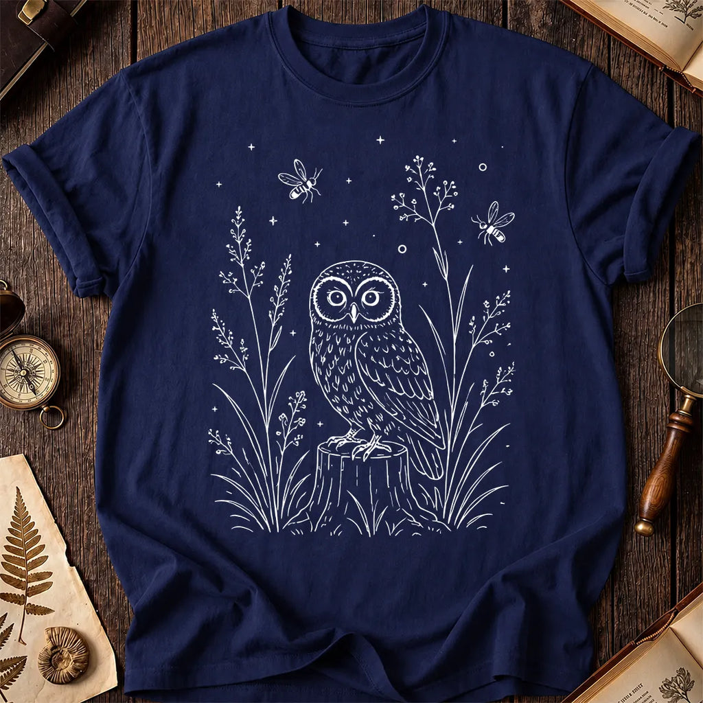 Owl Wildflower T-Shirt