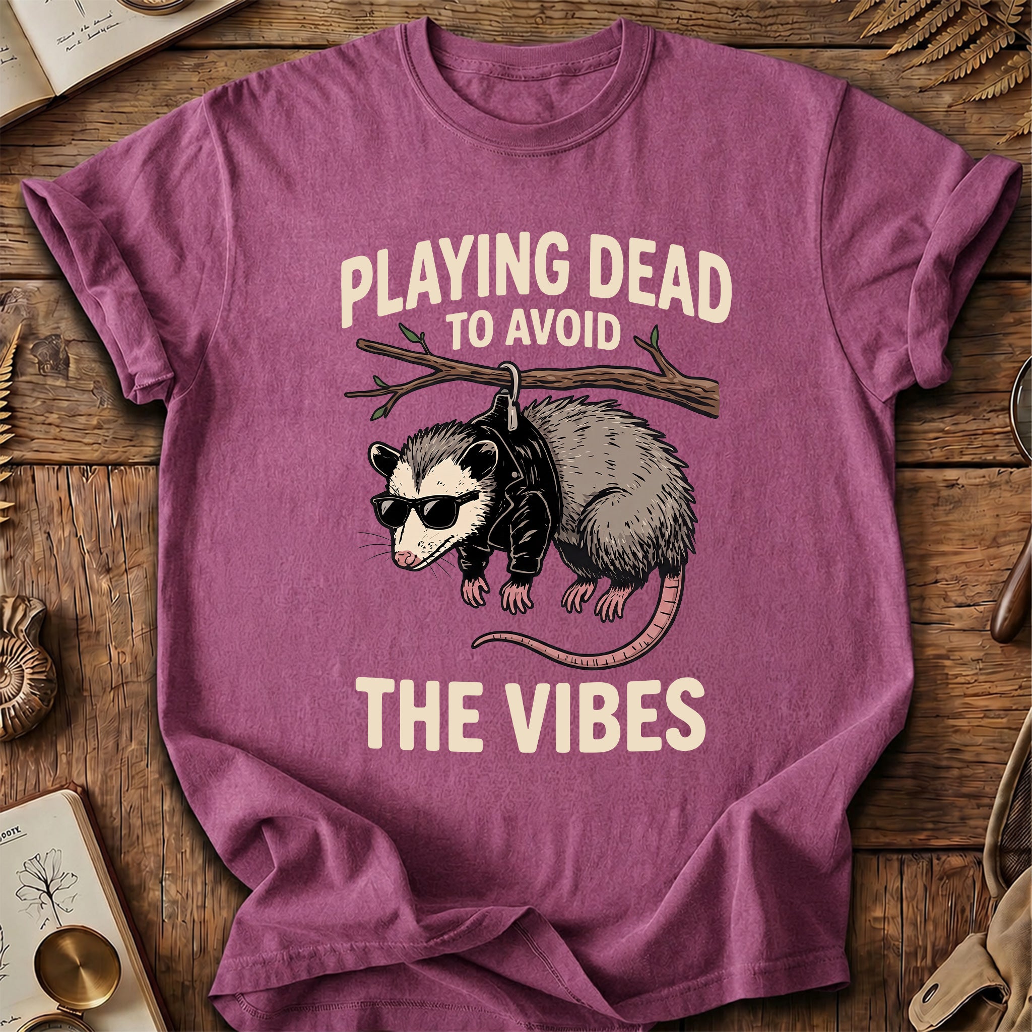 Playing Dead Possum T-Shirt