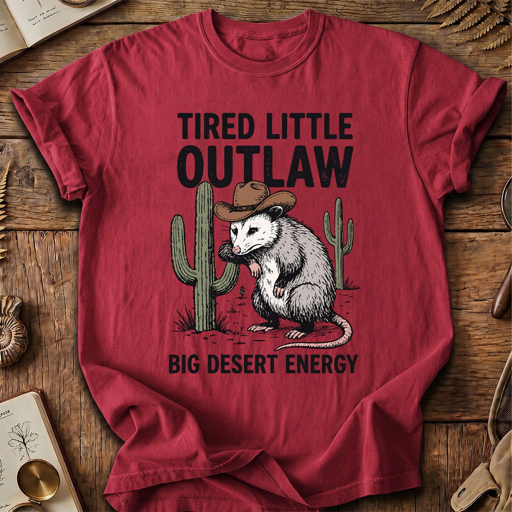 Tired Little Outlaw Possum T-Shirt