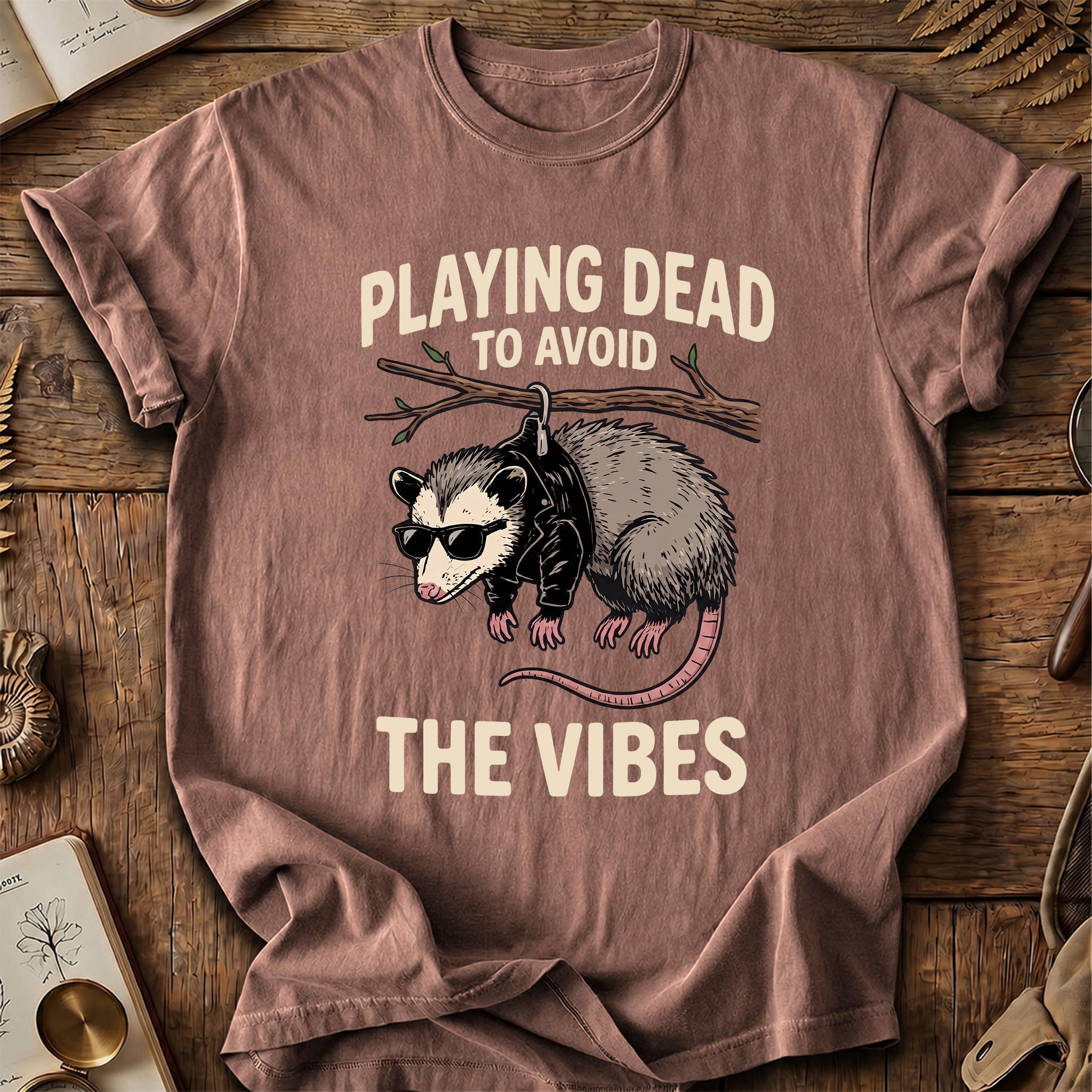 Playing Dead Possum T-Shirt
