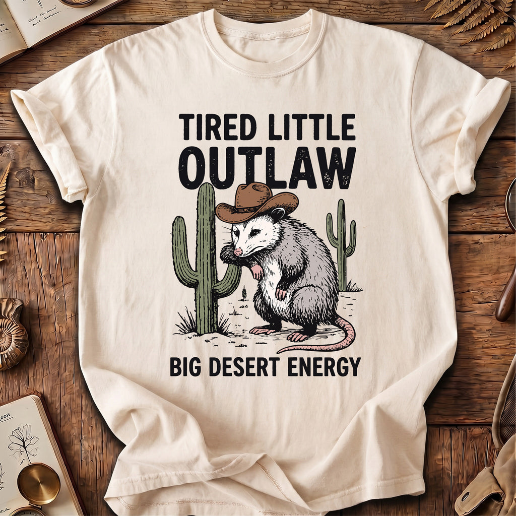 Tired Little Outlaw Possum T-Shirt