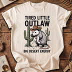 Tired Little Outlaw Possum T-Shirt